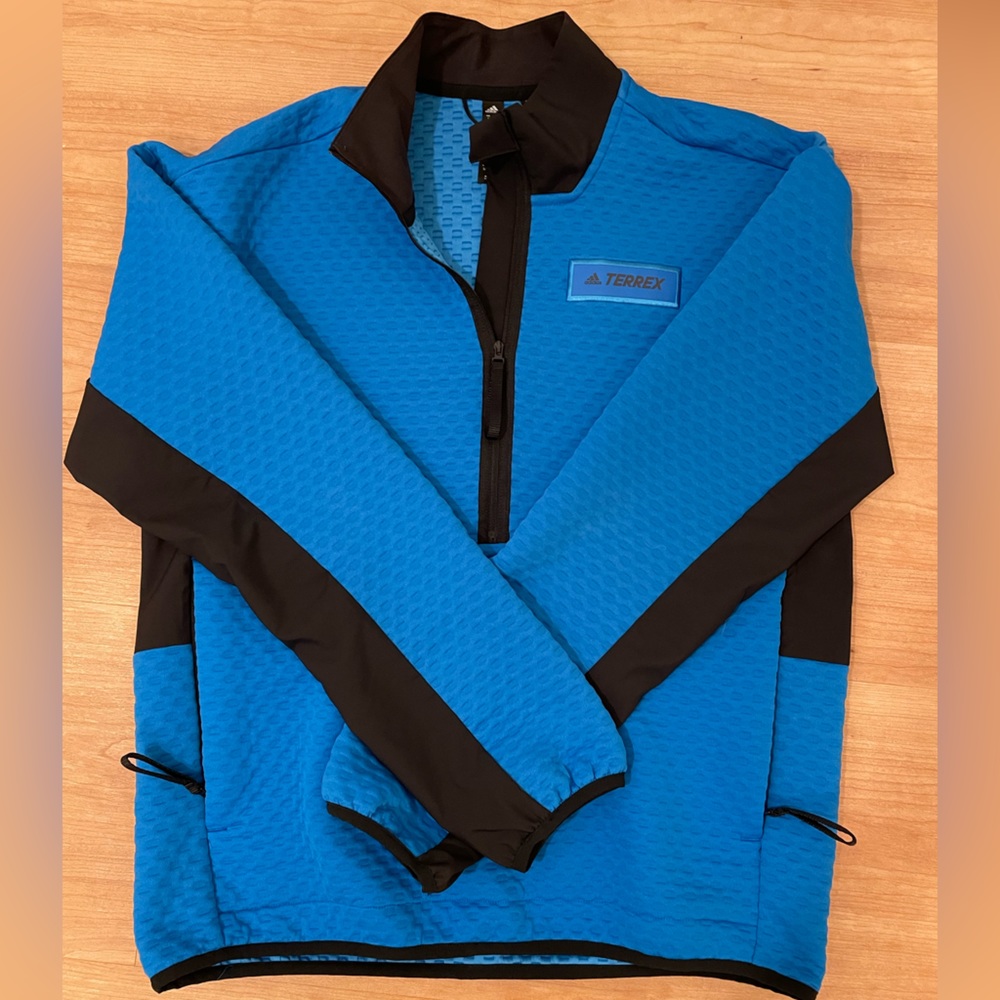 Adidas Terrex Men’s Half-Zip Fleece Pullover, Size Small